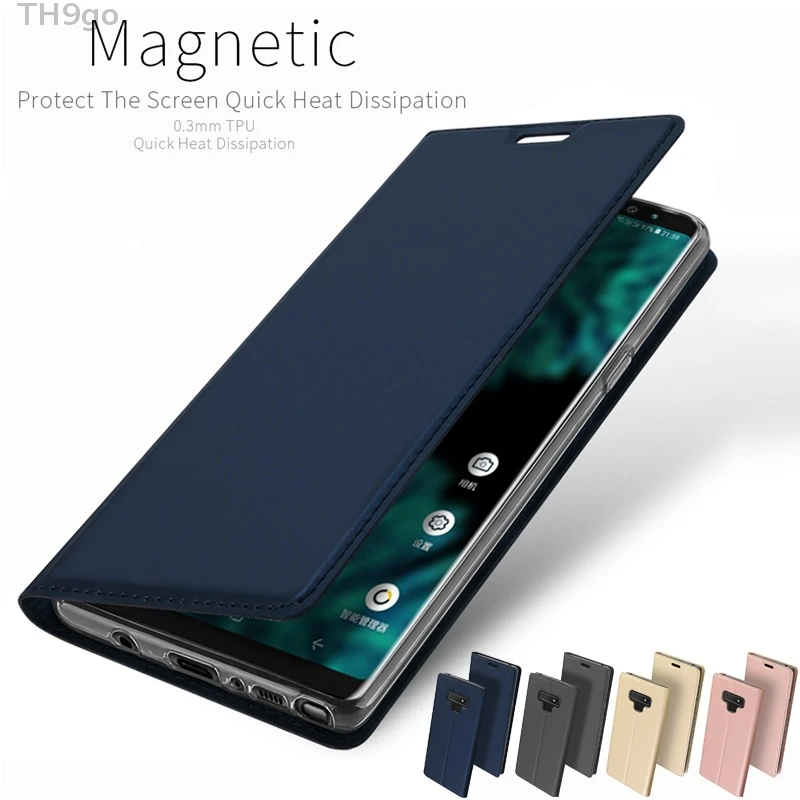 Кожаный ударопрочный кошелек с откидной крышкой для Samsung Note 8 S8 9 S9