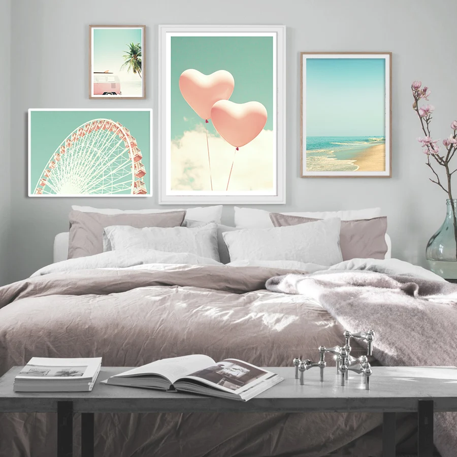 Картина на холсте морской пляж волна настенные картины скандинавский океан