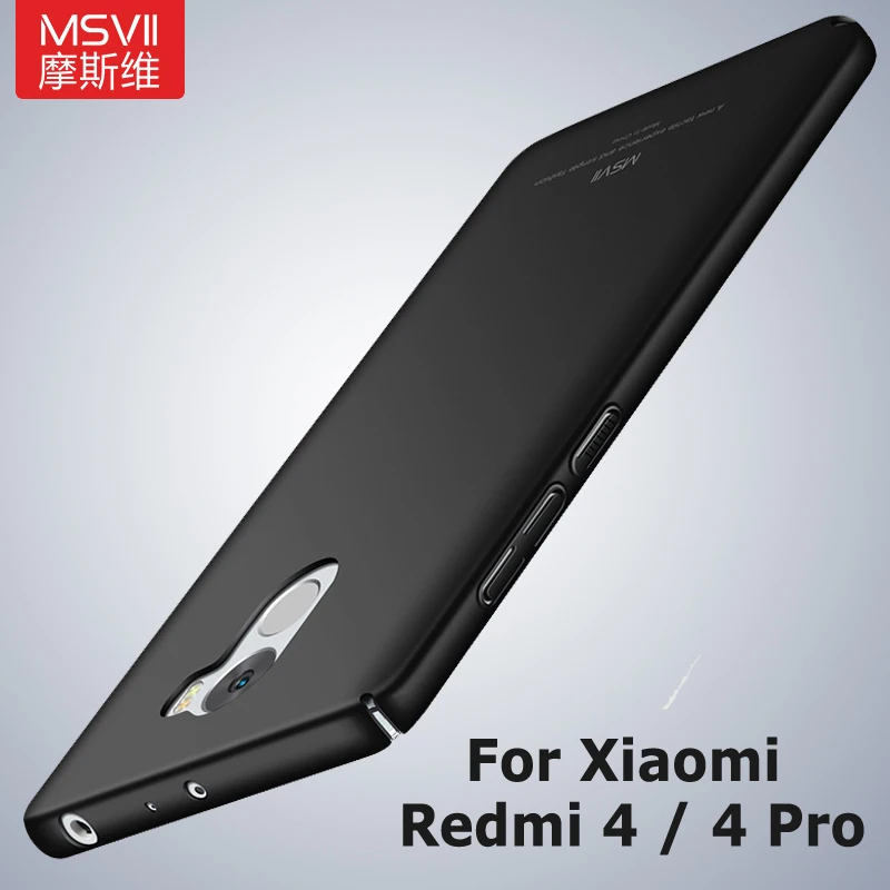 Redmi 4 Pro Чехол Msvii Тонкие Матовые чехлы для Xiaomi Redmi 4 Pro Чехол Xaomi Жесткий PC чехол для Xiaomi Redmi4 4Pro чехол для телефона s