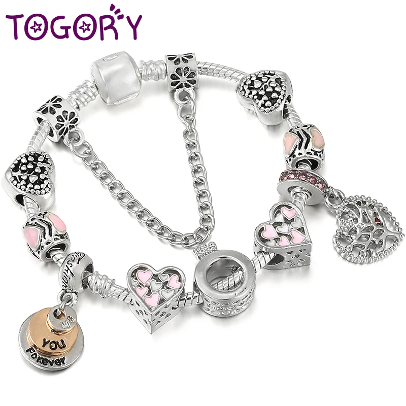 

Браслеты-подвески с кристаллами Forever You & Me, браслеты для женщин, очаровательные браслеты дружбы «сделай сам», ювелирные изделия для подруги, ...