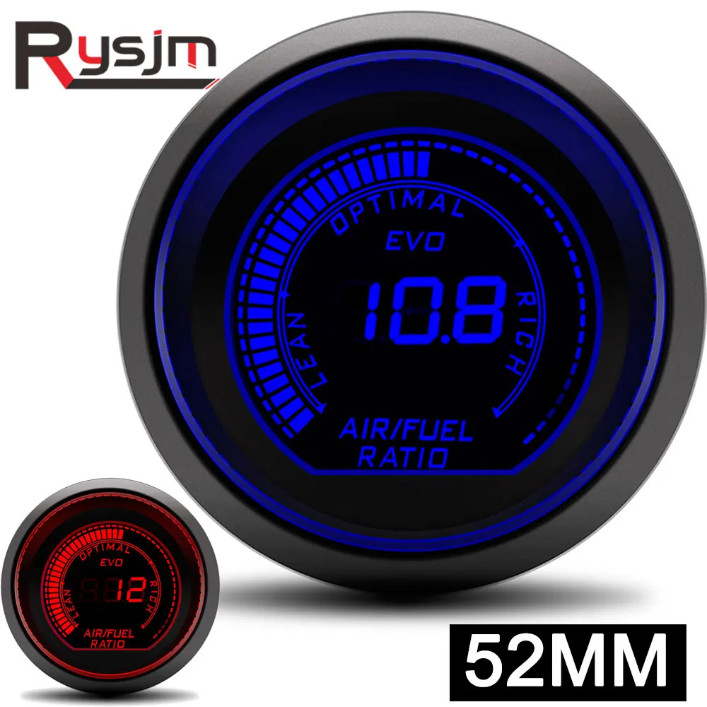Цифровой измеритель соотношения воздушного топлива 2 дюйма 52 мм зауженный
