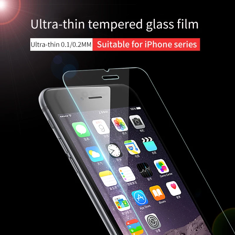 Защитное закаленное стекло для iphone 6 7 5 s se 6s 8 plus XS max XR x экрана на 8|Защитные стёкла