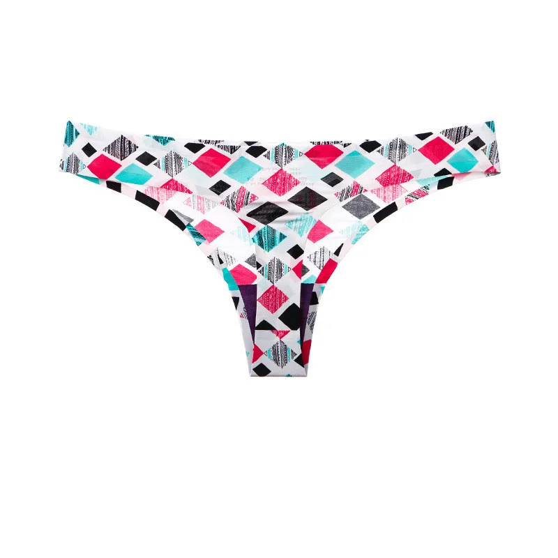

Double Ice Silk Multi-color Optional Womens Thongs G-strings Sexy Lace Female Underwear Breathable Hot Low Waist Soft T-back