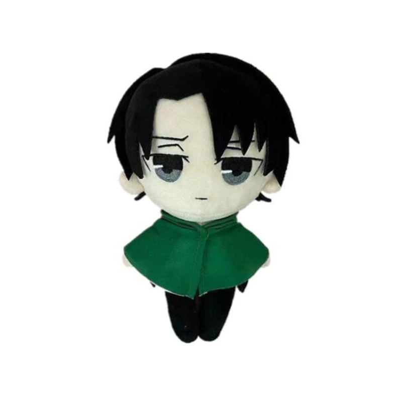 

Японское аниме «атака на Титанов», плюшевая кукла, игрушка, Леви Аккерман, Эрен, джейгер, Микаса, Аккерман, милая мягкая набивная подушка, под...