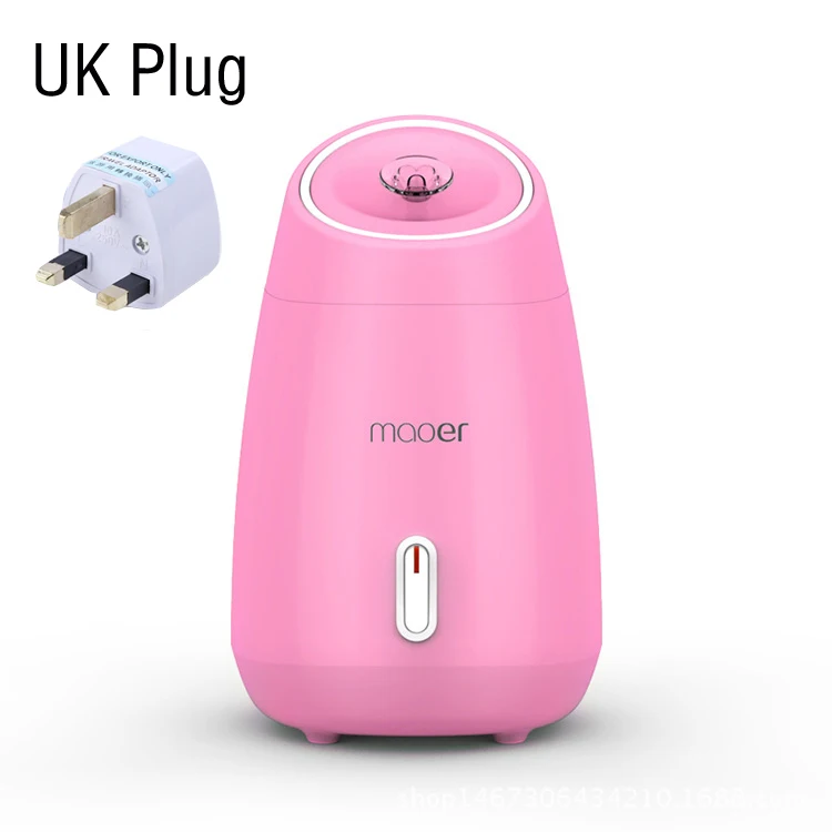 UK Plug Фруктовый растительный паровой аппарат для лица бытовой спа-инструмент для красоты термальные наноспрей отбеливающий воду паровой аппарат для лица машина - Цвет: UK Plug
