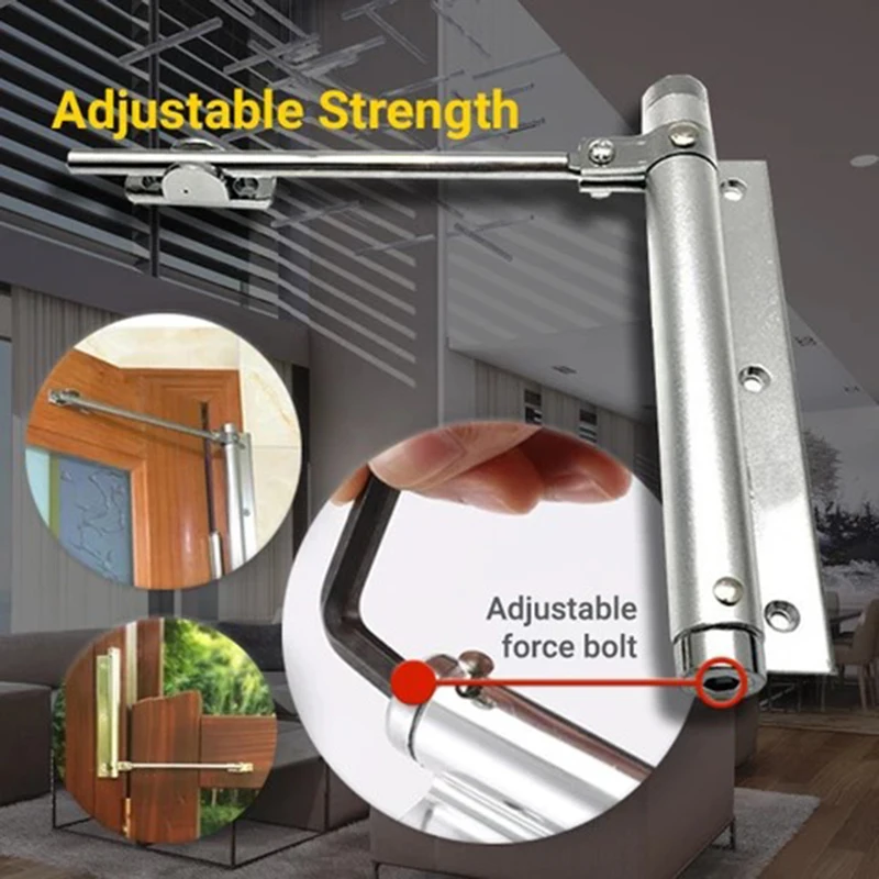 Household Gadget Automatic Door Closer Lazy Artifact Self-Closing Hinge Non-hand Home Decor | Инструменты