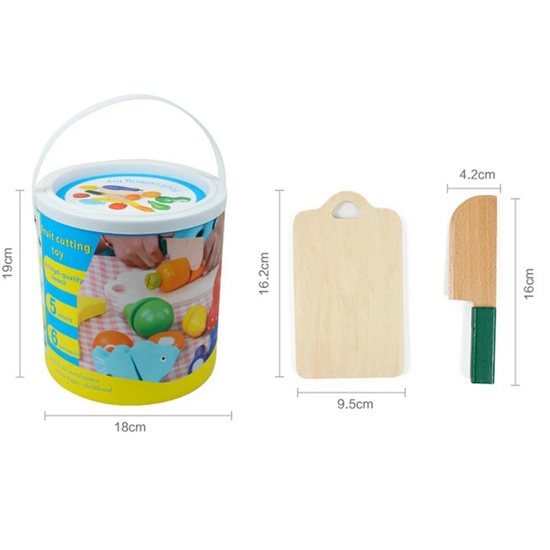 Фрукты и овощи играют в кухню игрушки для ролевой резки развивающий игровой