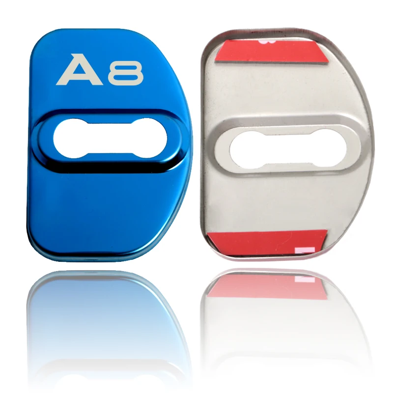 Защитный чехол для замка двери автомобиля 4 шт. Audi A1 A3 A4 A5 A6 A7 A8 Q3 Q5 Q7 S8 TT