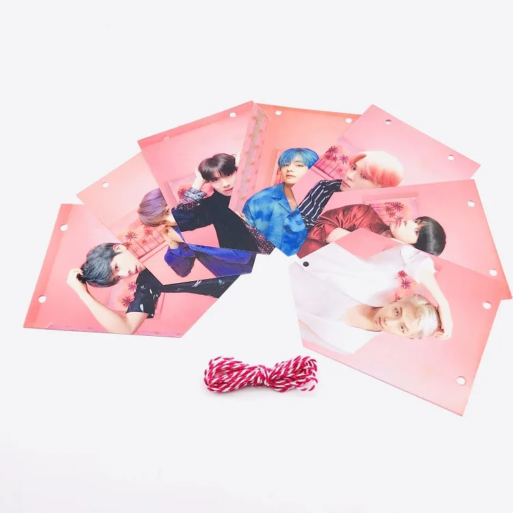 Bangtan Boys Лига подвесной флаг новая альбом возврата фото карты плаката фото подвесная картина официальный вокруг одной и той же paragra