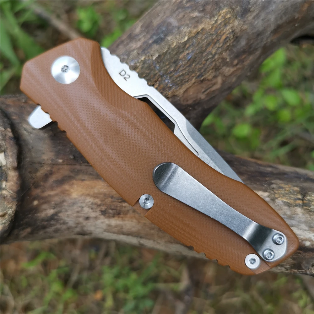 Тактический нож D2 Blade G10 карманные складные ножи EDC инструмент хорошо подходит для
