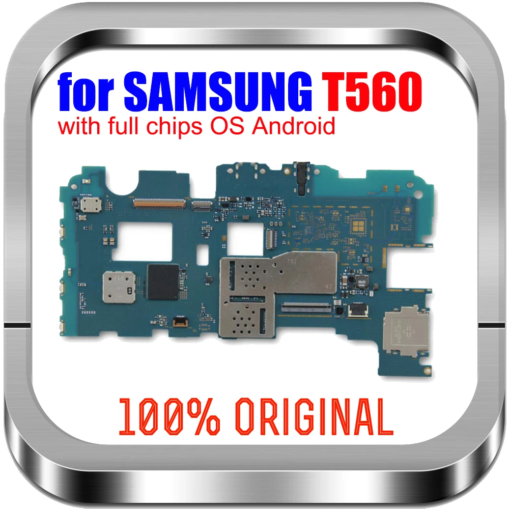 Заводская разблокированная материнская плата TDHHX для Samsung Galaxy Tab E 9 6 T560 с системой