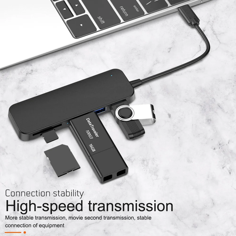 USB C Hub usb-хаб 3 0 разветвитель мульти-USB адаптер с портами устройство для чтения карт