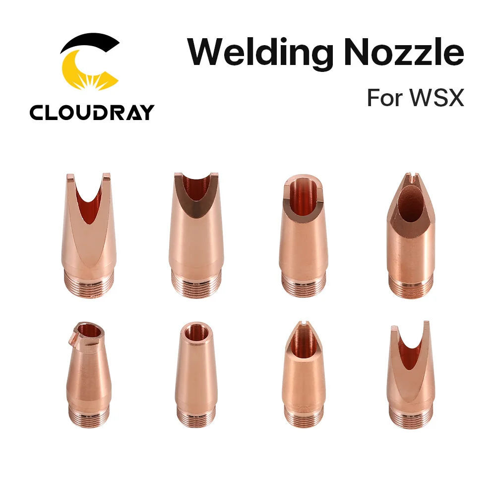 Лазерная сварочная насадка Cloudray WSX M11 диаметр 11 7 мм Высота 32 с проволочной подачей