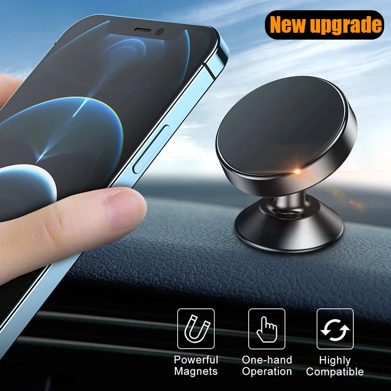 

NEW Magnetic Car Phone Holder Support Cell Phone Air Vent Support Cilp Stand Tablet Mount Interior For Car Accessories