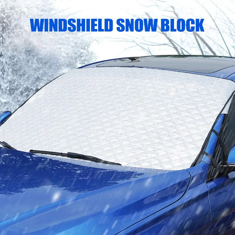 

Car Windshield Cover Thickened Snow Ice Protector Visor Sun Shade Front Rear Windshield Cover Block Shields Car Accessories