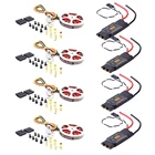 4 шт., бесщеточные двигатели с высоким крутящим моментом 5010 квкв + 4 шт. щеток 30A ESC OPTO 2-6S для F550 ZD550 ZD850