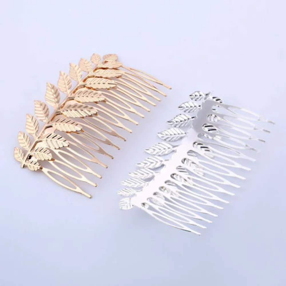 

1Pcs Tree leaf Hair Clip Comb Hair Accessories Wedding Metal Women Hairpin Hair Combs Hair Accessories Styling Tools