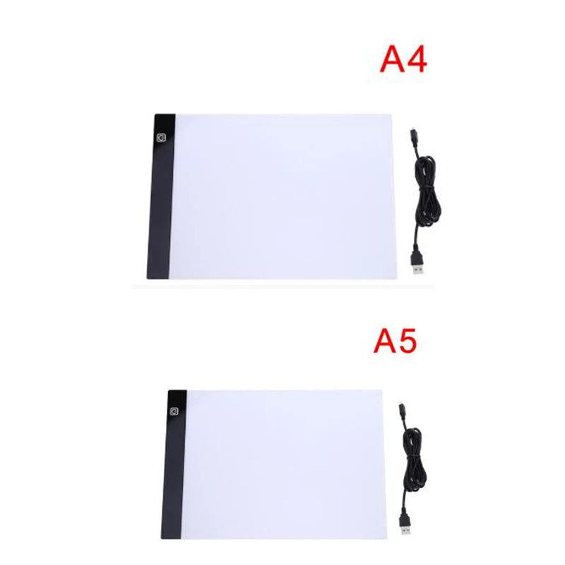 

A4/A5 Size Three Level Dimmable Led Light Pad,Tablet Eye Protection Easier for Diamond Painting Embroidery Tools Accessories