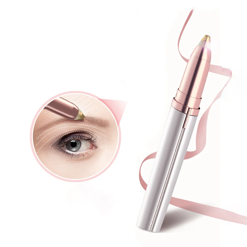

Woman Automatic Eyebrow Trimmer Pen Mini Electric Eye Brows Epilator Eyebrow Epilator Trimmer Instant Painless Body Shaver