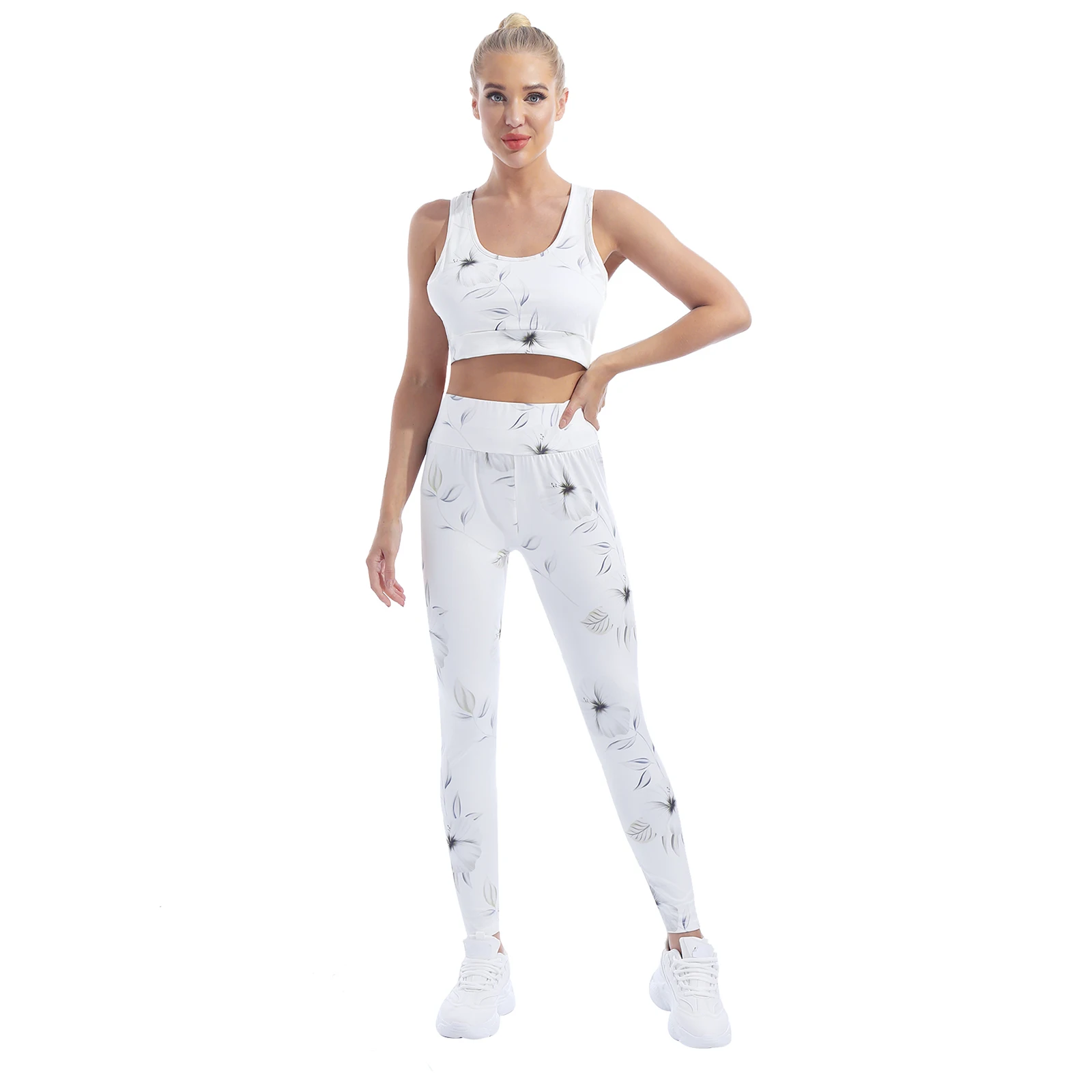 Женская летняя спортивная одежда для йоги спортивные костюмы с U образным