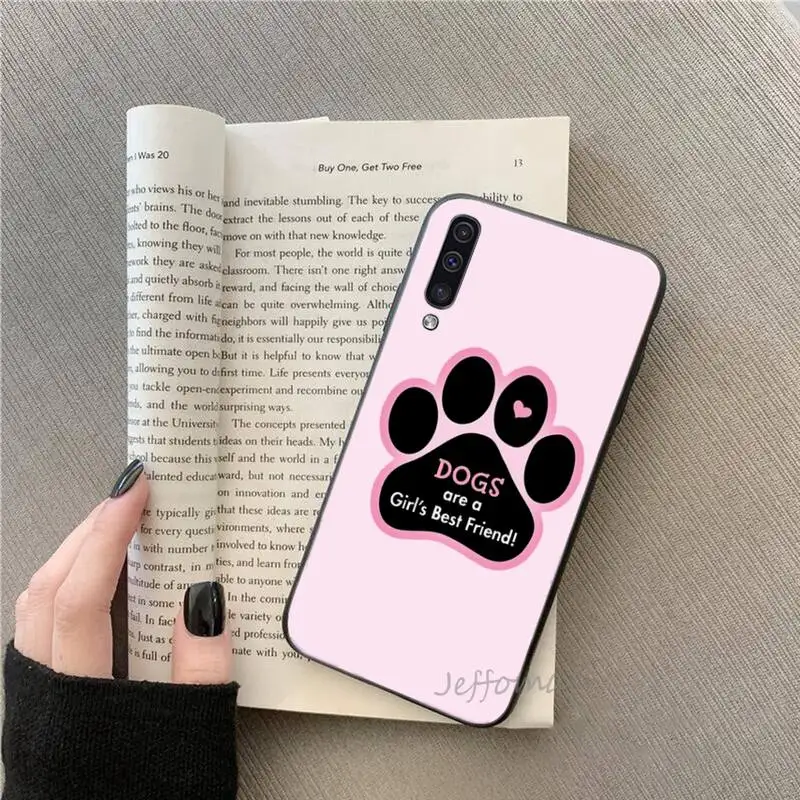 

Hot best friends Dog paw Phone Case For Samsung galaxy S 7 8 9 10 20 edge A 6 10 20 30 50 51 70 note 10 plus