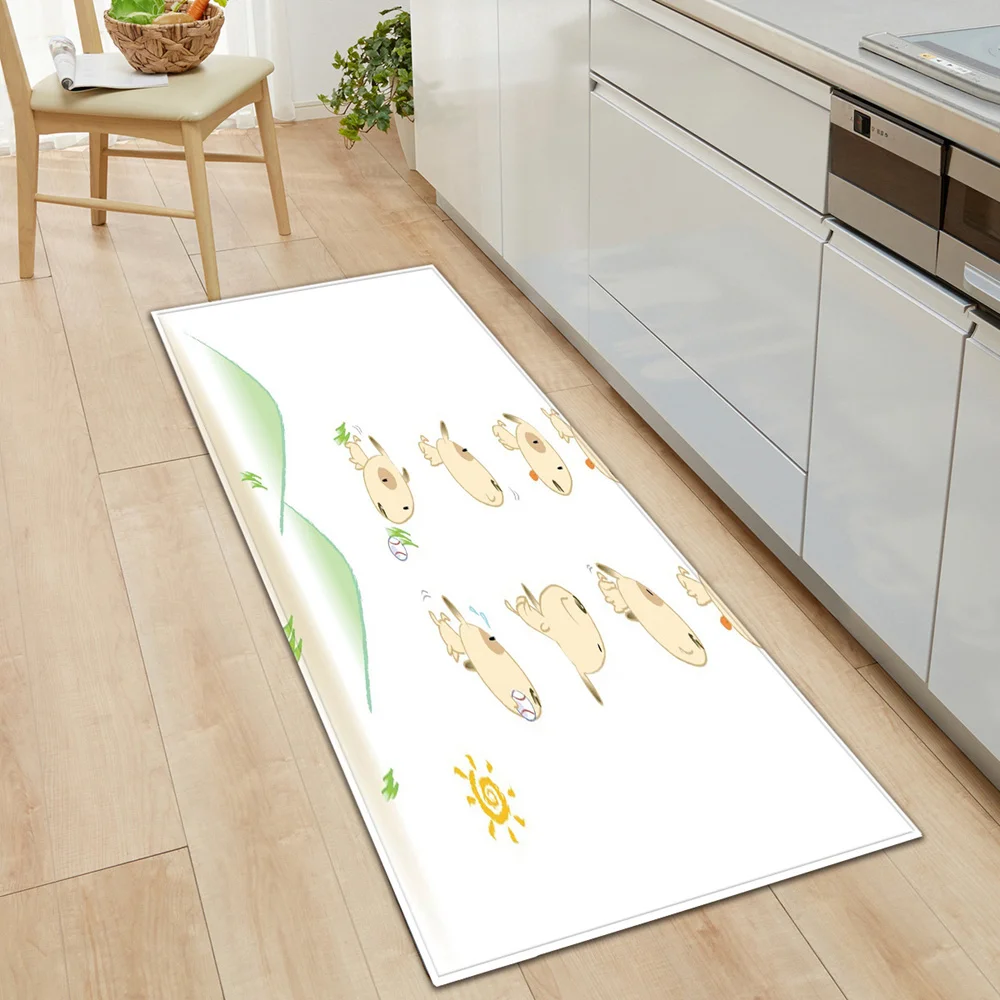 Кухонный напольный коврик дверной прикроватный для спальни коридора украшение