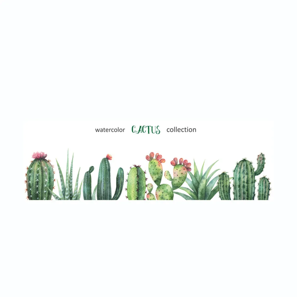 Наклейка на стену s домашний декор тропические растения и листья детская комната