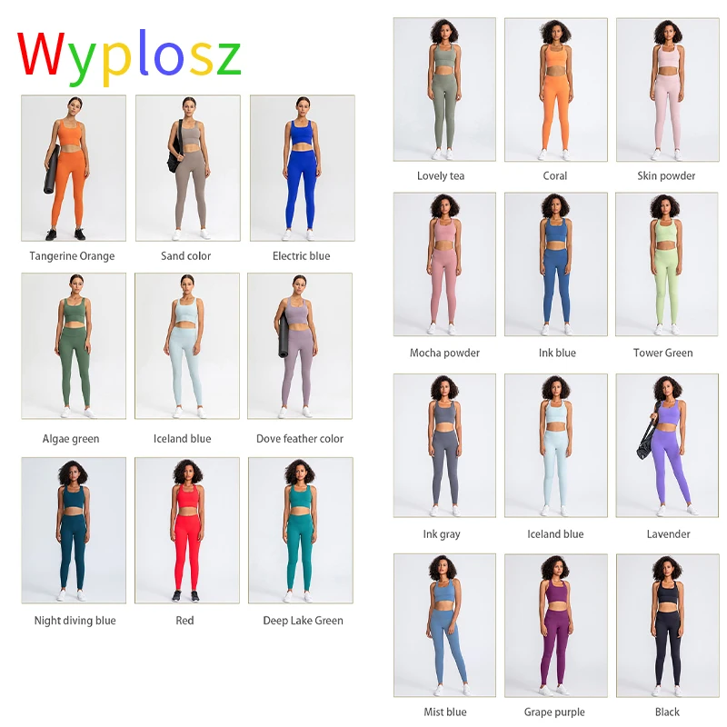 Wyplosz Naked-feel Fabric Shockproof Cross Straps Running Gym Sport Bras Women Widen Hem Push Up Workout Fitness Yoga Crop Top