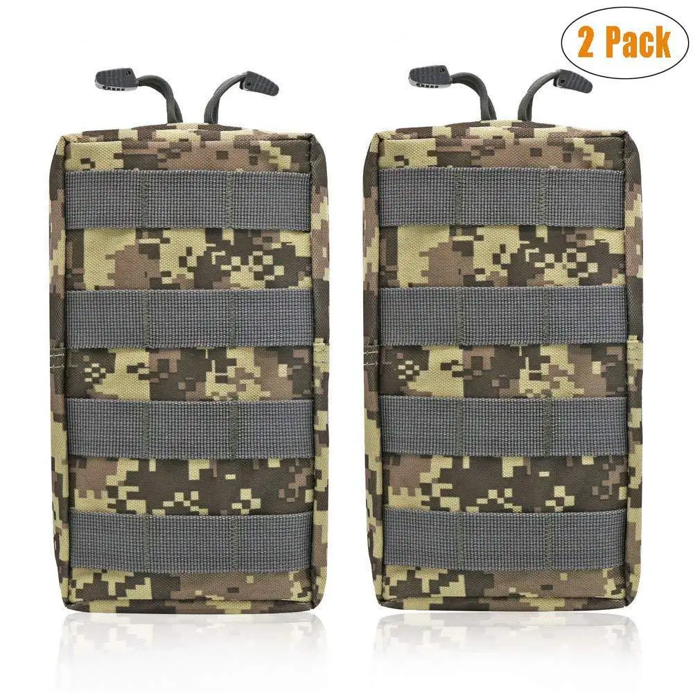 Военная Тактическая Сумка Molle аксессуар сумка армейская тренировочная уличная охотничья походная износостойкая дорожная сумка для инструментов - Color: Only 2 ACU