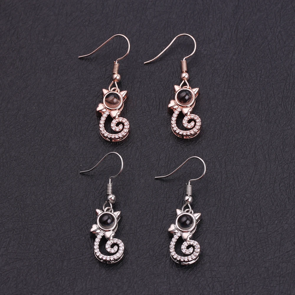 Романтические 100 языков серьги для женщин ювелирные изделия