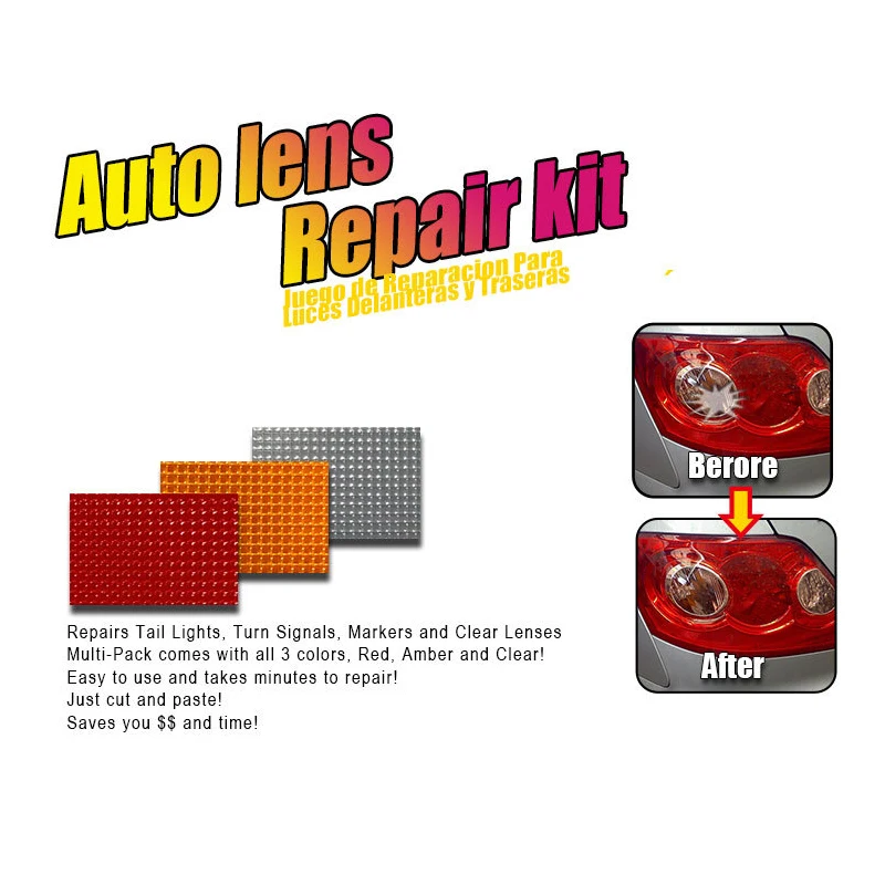 Набор для ремонта автомобильных линз набор инструментов фар задних быстрая