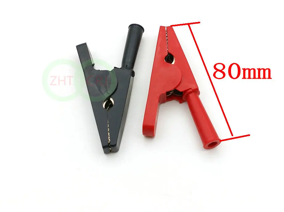 Новый медный зажим типа Аллигатор для 4 мм пробника &quotбанан&quot MAX 2000V 50A