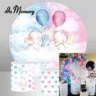 InMemory фон для фотографирования новорожденных с изображением пола и круга