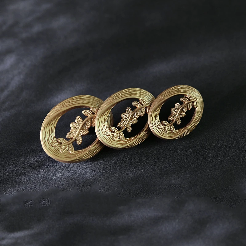 10 шт./лот горячая Распродажа металлические пуговицы Ellipse для одежды винтажные