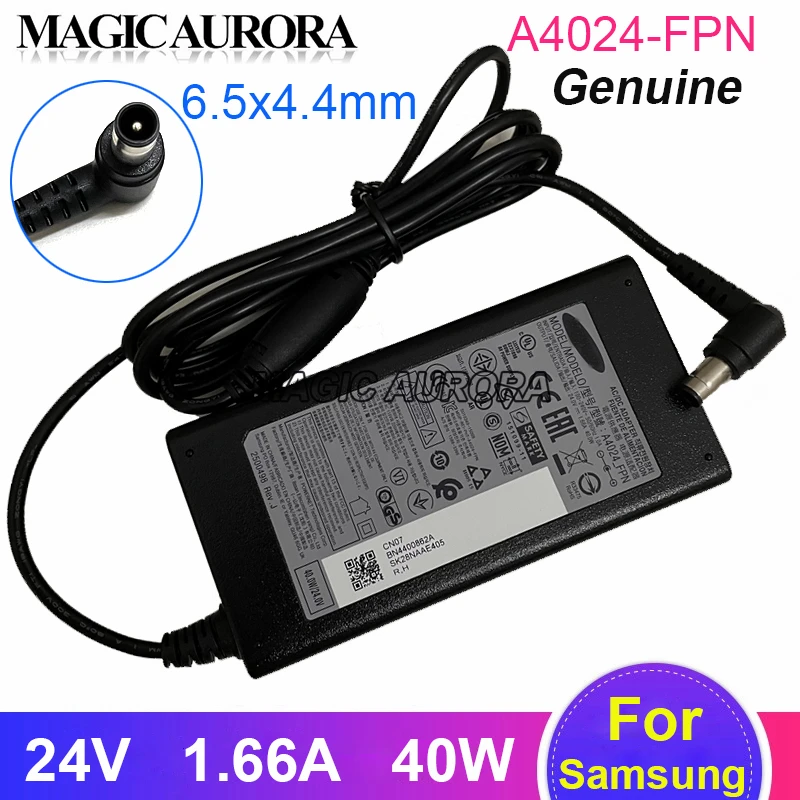 40W A4024_FPN AC DC Adapter For SAMSUNG SOUNDBAR K550 HW-J550 HW_K450 HWM450Z HW_J450  HW-M430 HW-N450 HW-M550 HW-KM45 24V1.66A