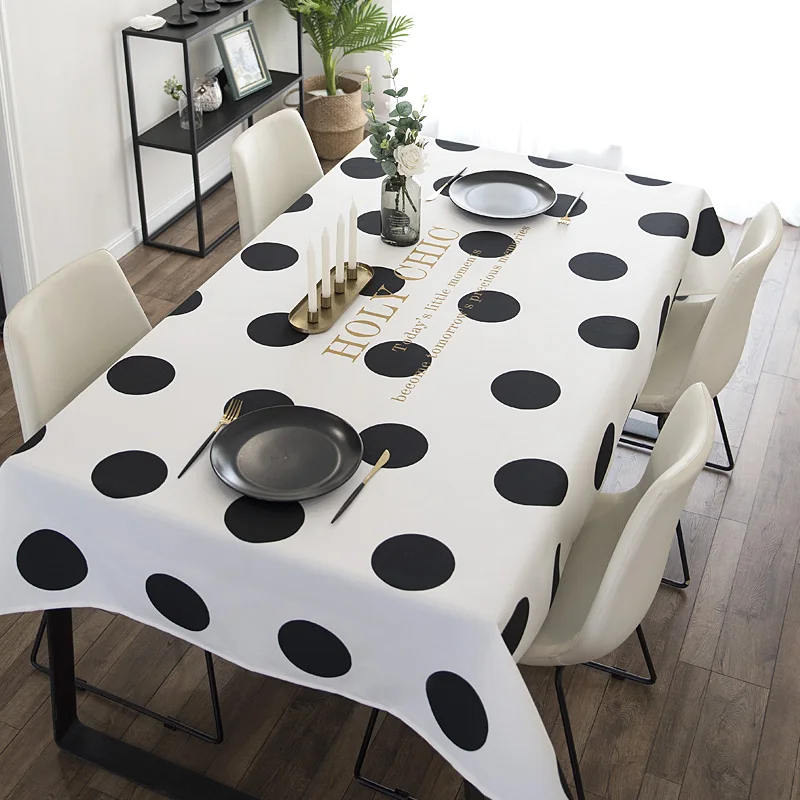 Стильная симпатичная Водонепроницаемая Скатерть льняная и хлопковая