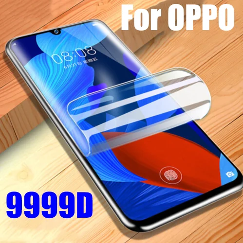 Гидрогелевая пленка HD для Oppo A1K A5 A9 2020 A94 a93 a55 Realme C3 C11 C12 C15 C21 6i защитная экрана |