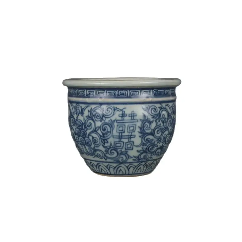 

Collection of small jar porcelain with Ming blue and white patterns