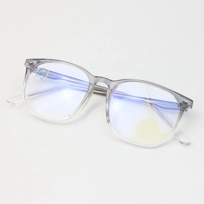 

2020 new Computer Anti Blue Light Light Square Eyeglasses Frames Women's Men Unisex Black/pink/transparent gray Optical frame
