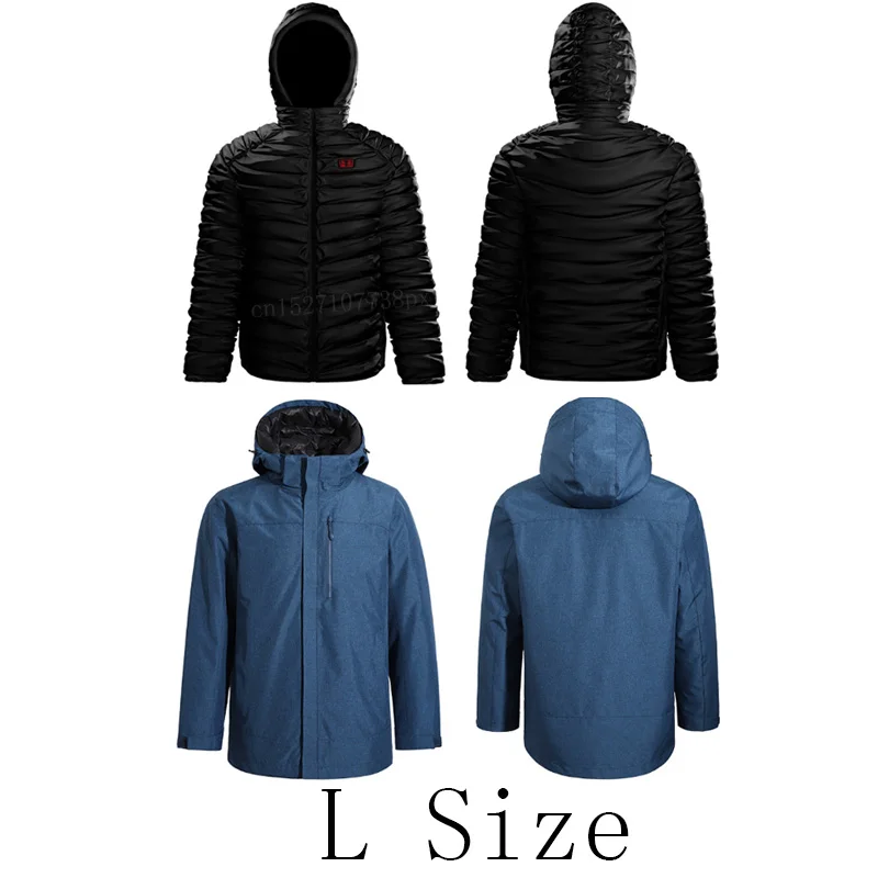 style 2 Умный пуховик Xiaomi Mijia Cottonsmith с мультизональным подогревом три в одном может решить 120 градусов ниже нуля - Цвет: style 2