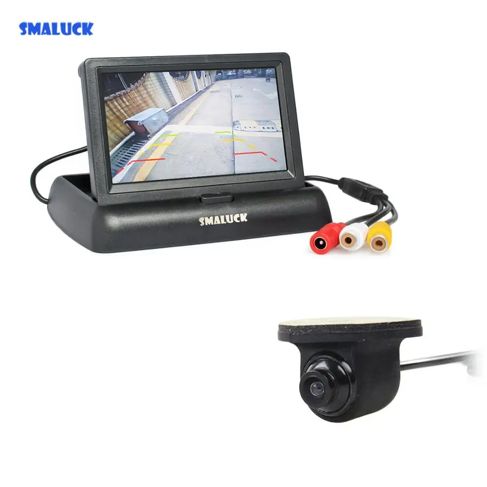SMALUCK 4 3 &quotАвтомобильная камера заднего вида Автомобильный ЖК-дисплей HD