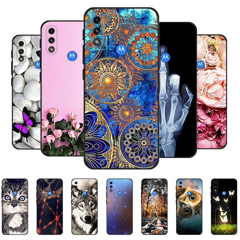 

For Moto E7i Power Case Silicone TPU Soft Back Cover Phone Case For Motorola Moto E7i Power E 7i E7iPower Cover Fundas Cartoon