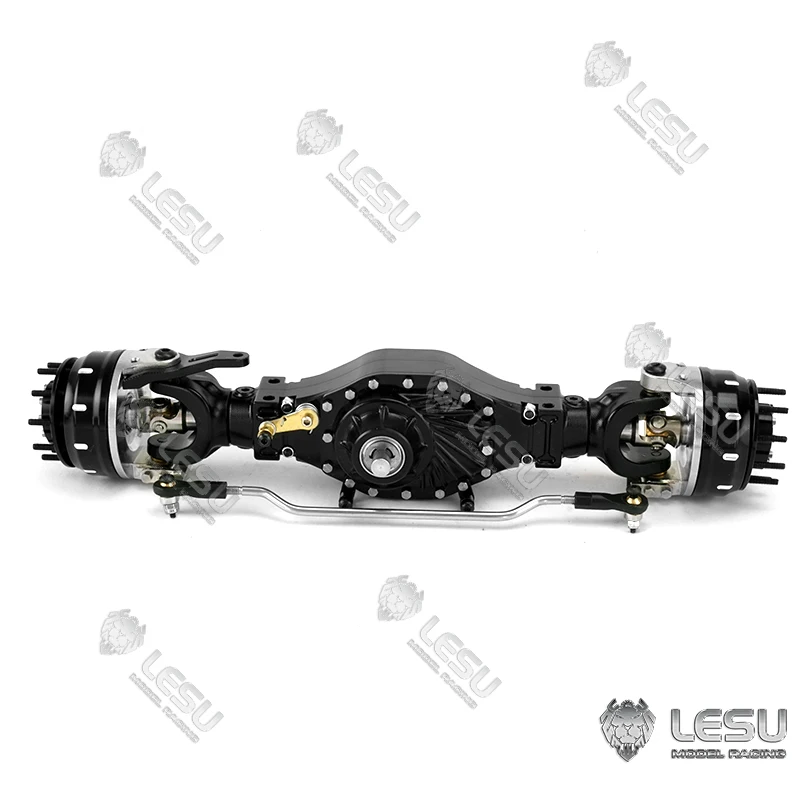 LESU металлическое колесо снижение передний мост перепада 1/14 Радиоуправляемый