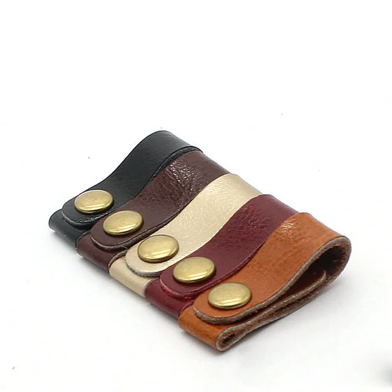 10 шт./лот устройство для намотки кабеля из натуральной кожи органайзер наушников