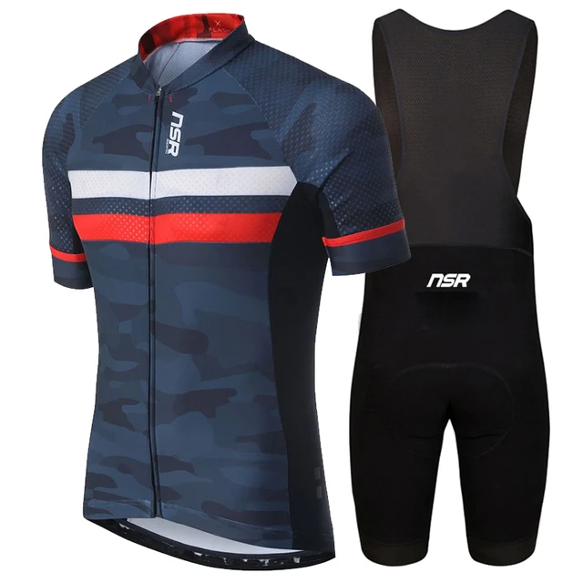 

Bicicleta ciclismo Korea Nsr Pro Team bicycle cycling jersey short sleeve set maillot ciclismo hombre MTB equipamento ciclismo