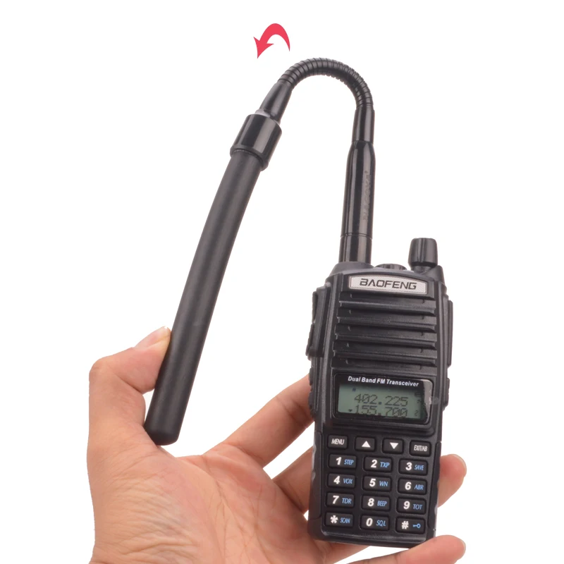 Антенна для портативной рации Двухдиапазонная VHF/УВЧ SMA-Женская Ручная антенна с