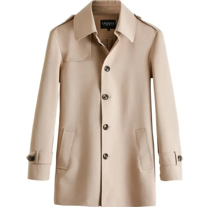 

Mens trench coats Single-breasted man long coat men clothes spring autumn overcoat long sleeve 2020 new designer