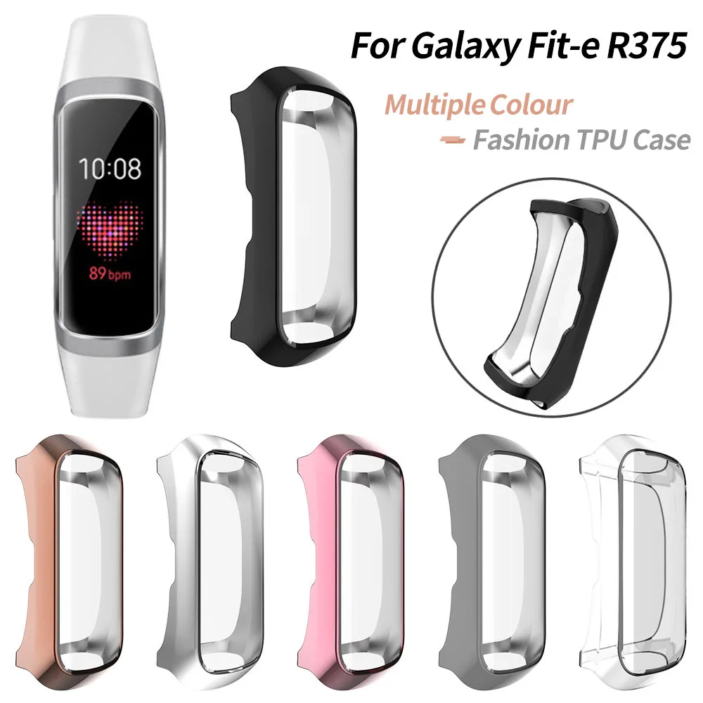 For Samsung Galaxy Fit-e SM-R375 Soft Screen Protect Cover Smart Watch Full TPU Case Scratch-resistant Band Accessories | Электроника