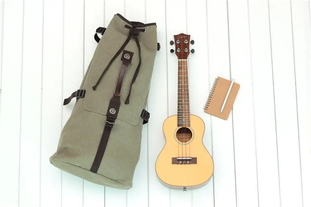 

21-36 Inch Universal Ukulele Carrying Case Bag Acoustic Folk Guitar Gig Bag Cover Storage Pouch Canvas Ukulele Backpack