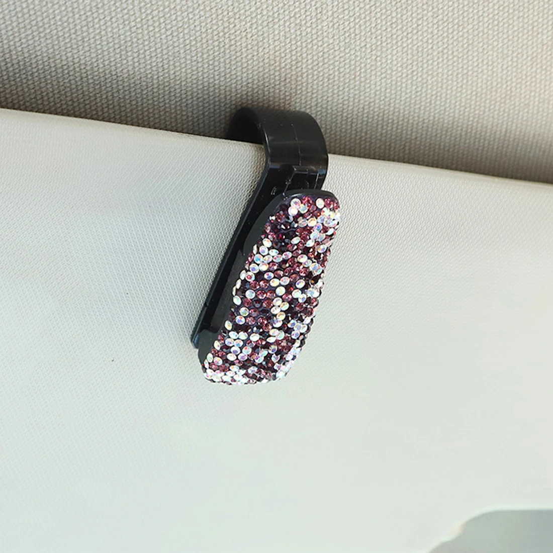 Автомобильные аксессуары бриллиантовый женский Чехол для очков солнцезащитный